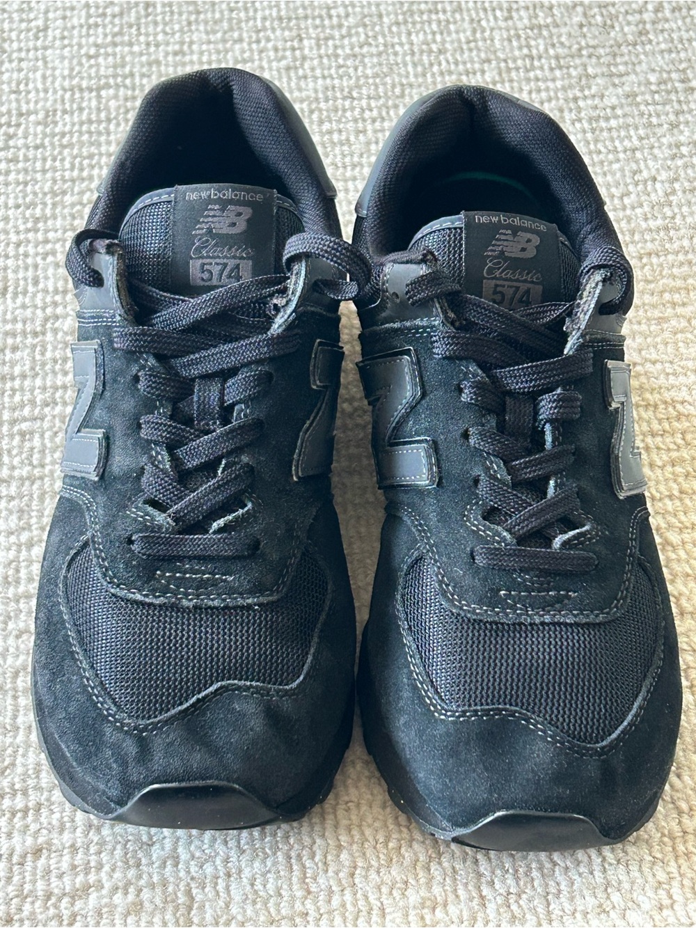 New Balance Men's 574 Classic Sneakers in Black